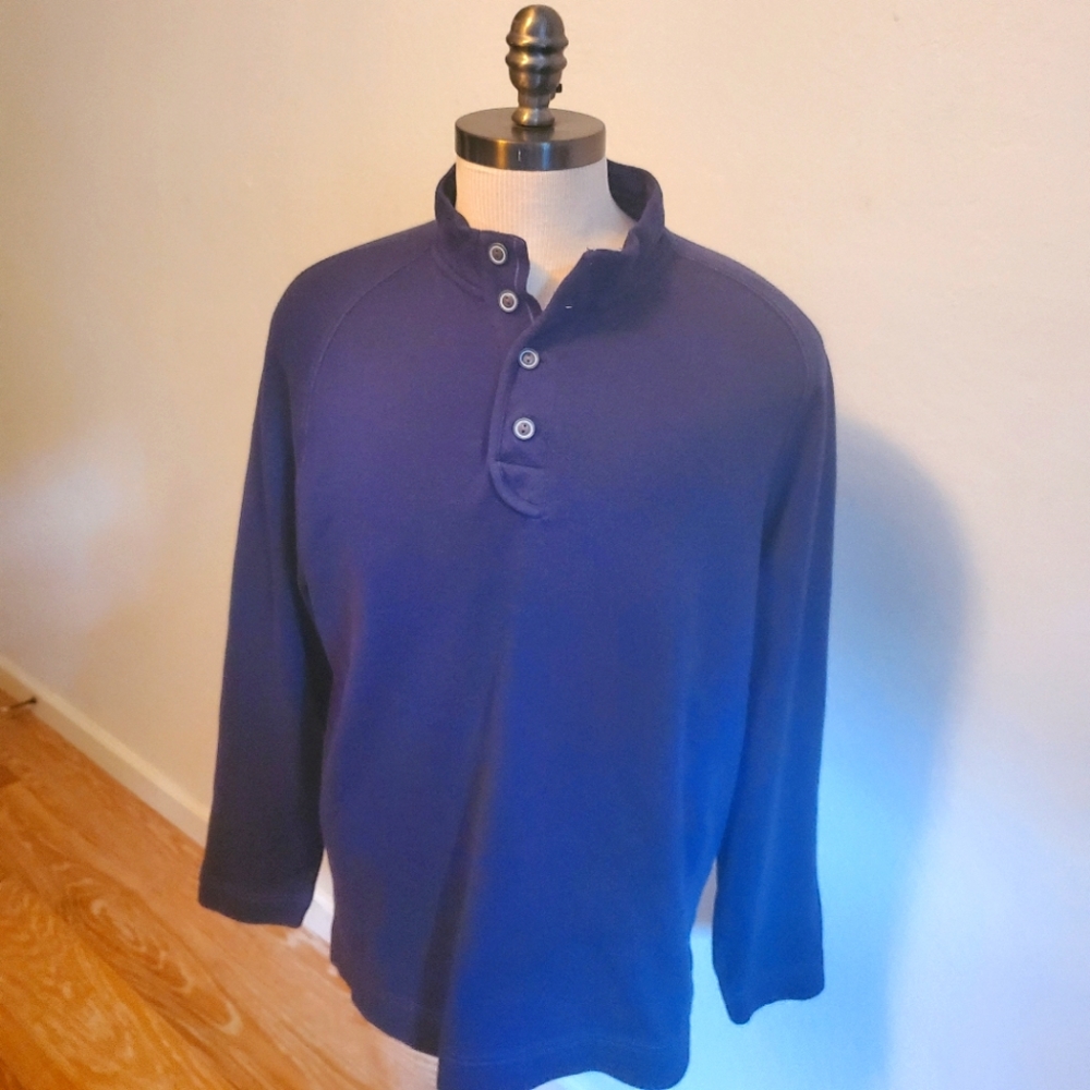 Tommy Bahama Blue Pullover Size Large
